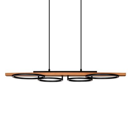 LED люстра на тросе MELISA LED/35W/230V сосна