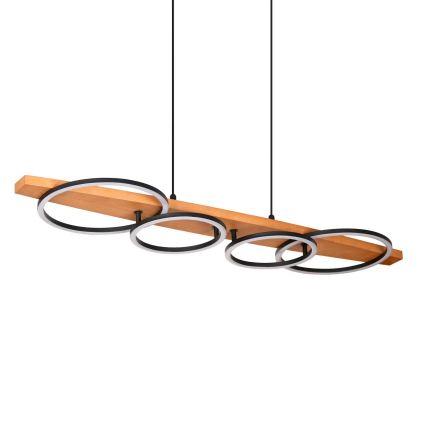 LED люстра на тросе MELISA LED/35W/230V сосна