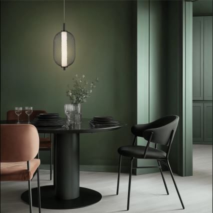 LED люстра на тросе PUMA LED/10W/230V диам. 15 см черная