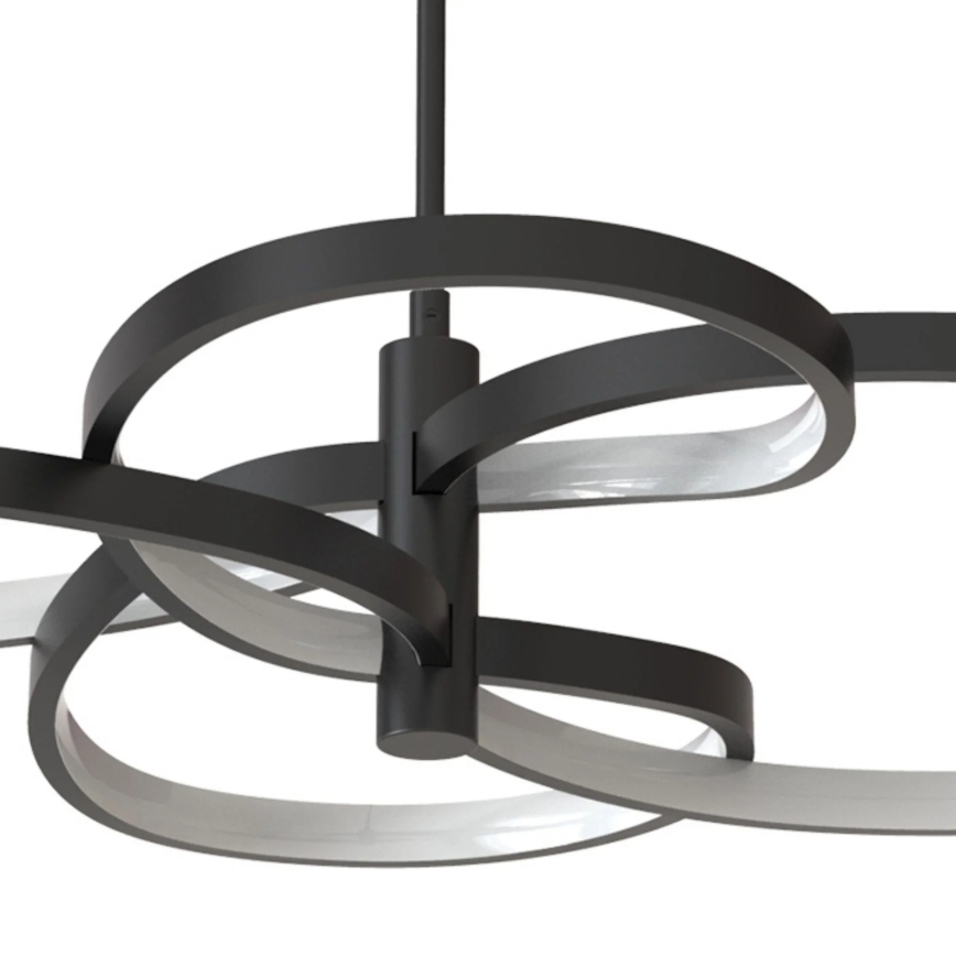 LED-люстра на тросе RIBBON LED/37W/230V 4000K чёрная