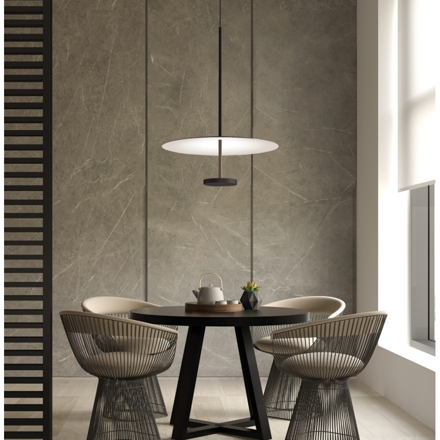 LED-люстра на тросе ROSS LED/13W/230V черный/белый