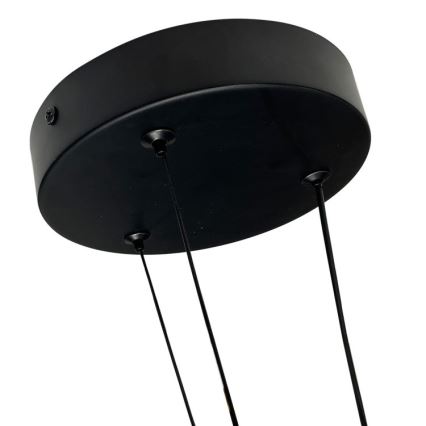 LED-люстра на тросе TRIANGLE, 40 Вт/230 В, 3000/4000/6000 К, диаметр 60 см, чёрная