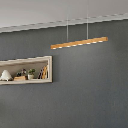 LED люстра на тросе VERDE LED/18W/230V 3000K 76 см дуб