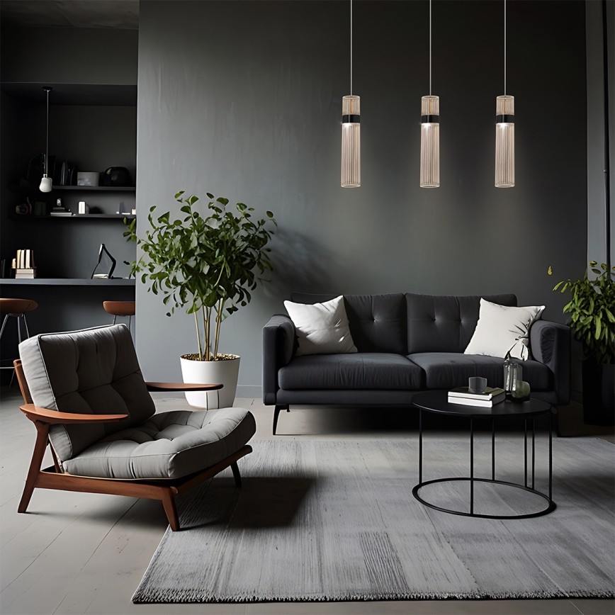 LED-люстра на тросі AMBIENTE LED/6W/230V 3000/4000/6000K глянцевий хром