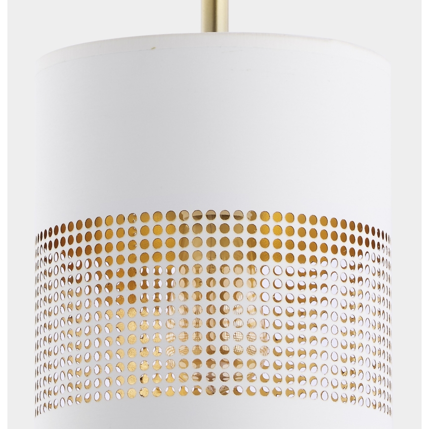 LED-люстра на тросі BOGART 1xE27/15W/230V біла/золота