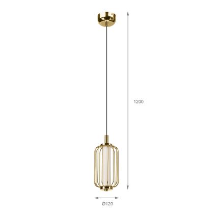 LED-люстра на тросі BONNIE LED/10W/230V 3000K золота