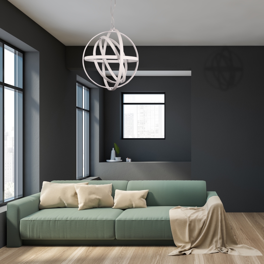 LED люстра на тросі COPERNICUS LED/260W/230V біла