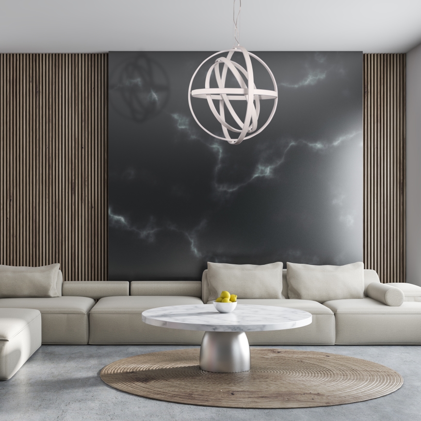 LED люстра на тросі COPERNICUS LED/260W/230V біла
