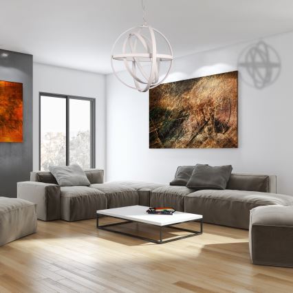 LED люстра на тросі COPERNICUS LED/260W/230V біла