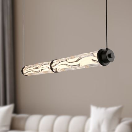 LED-люстра на тросі CORTE LED/18W/230V чорна