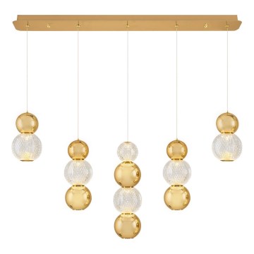 LED-люстра на тросі CREMONA LED/27 Вт/230 В 3000 К золота