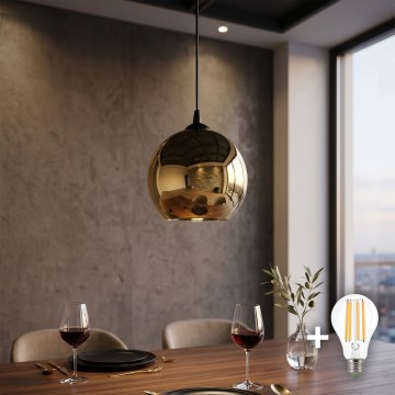 LED-люстра на тросі CUBUS 1xE27/15W/230V