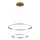 LED-люстра на тросі DIANA LED/44W/230V 4000K діам. 59 cm золота