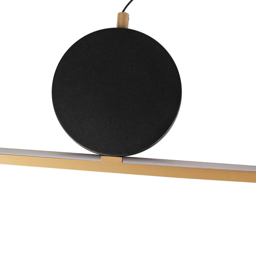 LED-люстра на тросі FLORENTYNA LED/48 Вт/230 В 4000 К золота/чорна