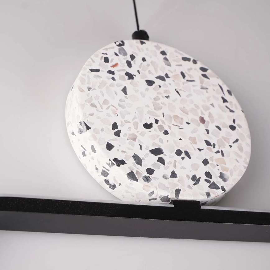 LED-люстра на тросі FLORENTYNA LED/48W/230V 4000K чорна/біла