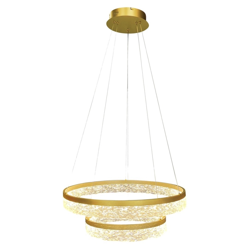 LED люстра на тросі GALA LED/54W/230V, діам. 60 см, золота