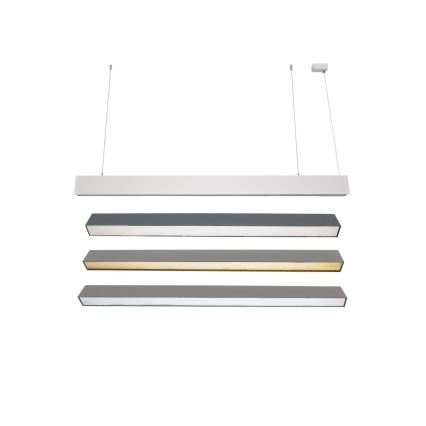 LED-люстра на тросі LED/55Вт/230В 3000/4000/6500К 120 см біла