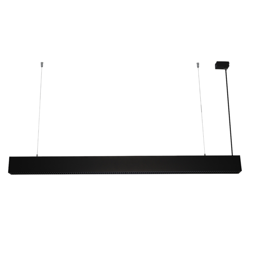 LED-люстра на тросі LED/55W/230V 3000/4000/6500K 120 cm чорна