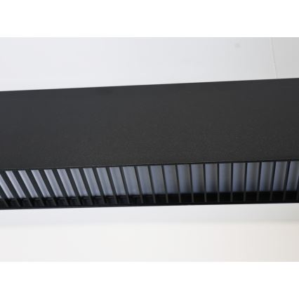 LED-люстра на тросі LED/55W/230V 3000/4000/6500K 120 cm чорна