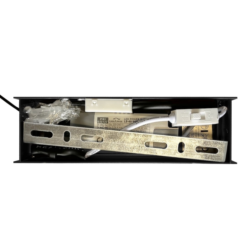 LED-люстра на тросі LINEA LED/36W/230V 3000/4000/5700K CRI 90 чорна