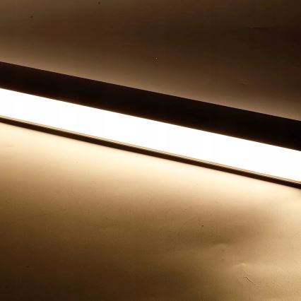 LED-люстра на тросі/накладна LED/44 Вт/230 В 4000 К 120 см чорна