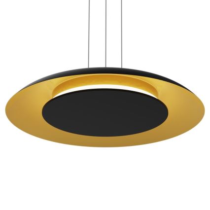 LED-люстра на тросі PIATTINO LED/30 Вт/230 В 2700/3200/4000К діаметр 40 см чорний/золотистий