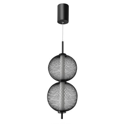 LED Люстра на тросі PUMA LED/10W/230V діаметр 14 см чорна