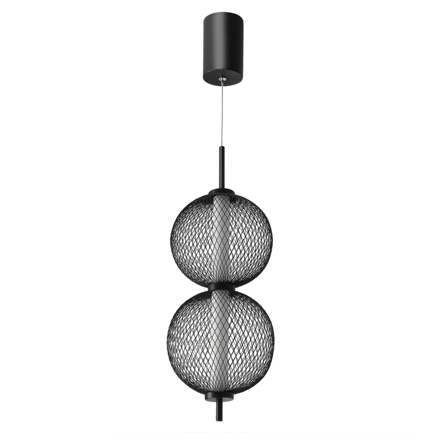 LED Люстра на тросі PUMA LED/10W/230V діаметр 14 см чорна