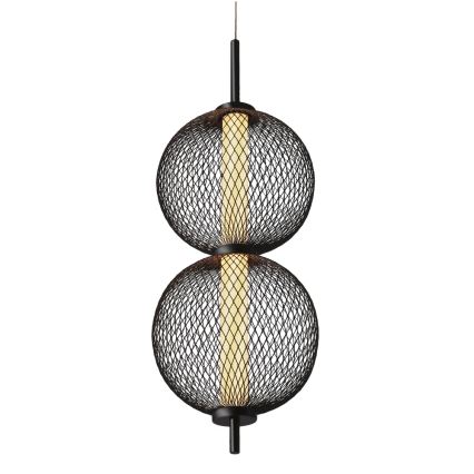 LED Люстра на тросі PUMA LED/10W/230V діаметр 14 см чорна
