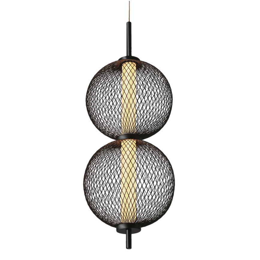 LED Люстра на тросі PUMA LED/10W/230V діаметр 14 см чорна