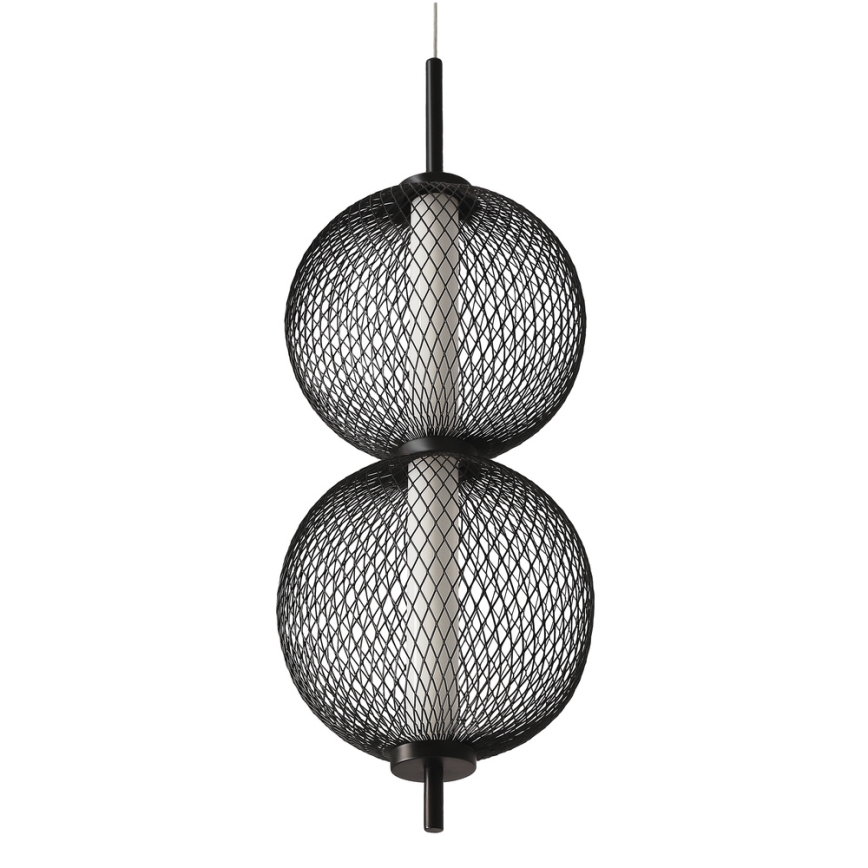 LED Люстра на тросі PUMA LED/10W/230V діаметр 14 см чорна