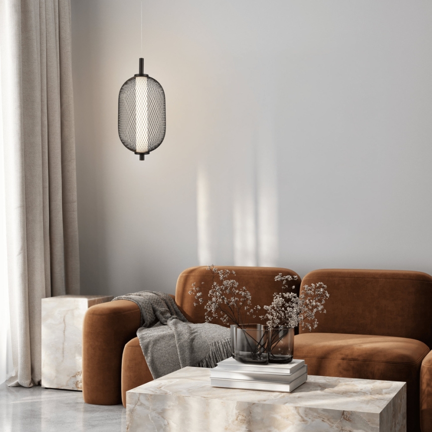 LED люстра на тросі PUMA LED/10W/230V діаметр 15 см чорна