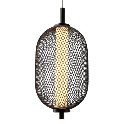 LED люстра на тросі PUMA LED/10W/230V діаметр 15 см чорна