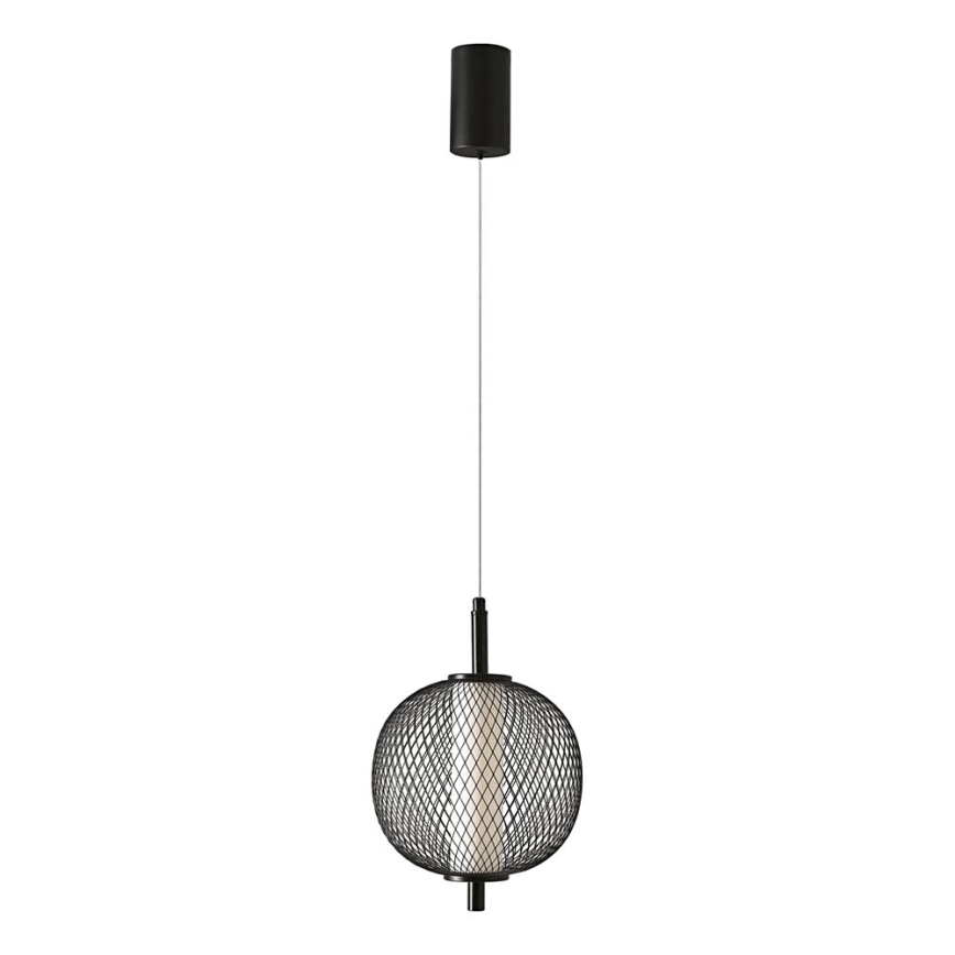 LED люстра на тросі PUMA LED/10W/230V діаметр 20 см чорна
