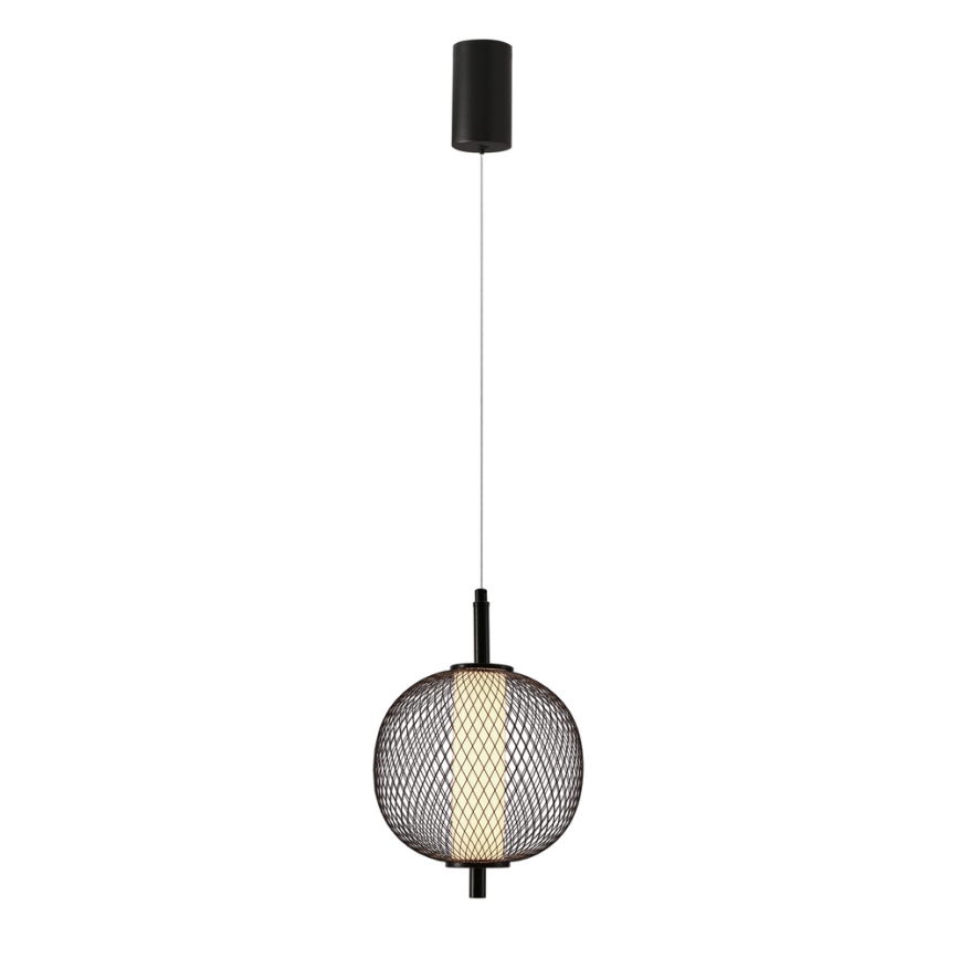 LED люстра на тросі PUMA LED/10W/230V діаметр 20 см чорна