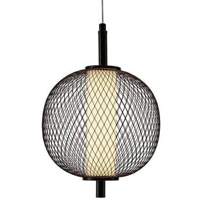 LED люстра на тросі PUMA LED/10W/230V діаметр 20 см чорна