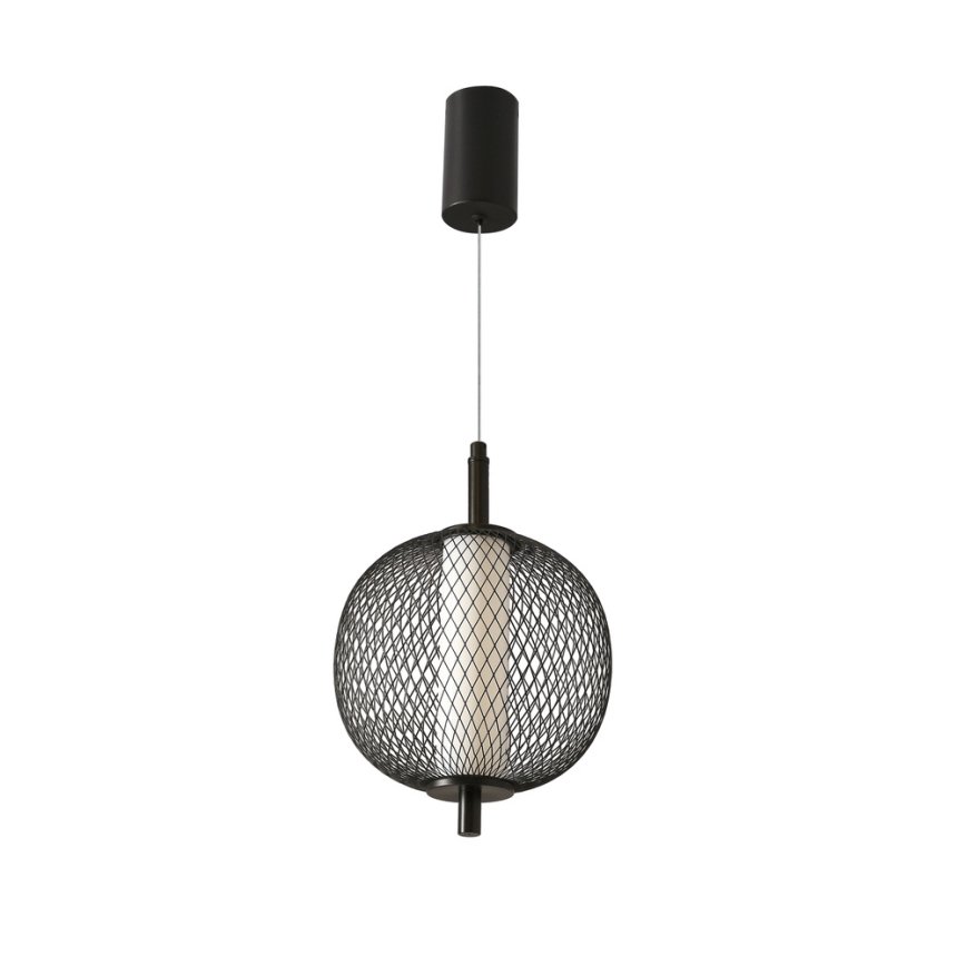 LED люстра на тросі PUMA LED/10W/230V діаметр 20 см чорна