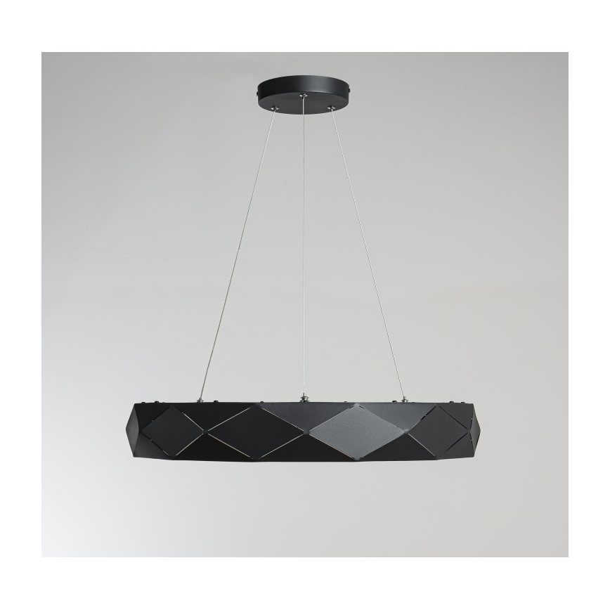 LED-люстра на тросі REUS LED/36W/230V 4000K діам. 61 см чорна