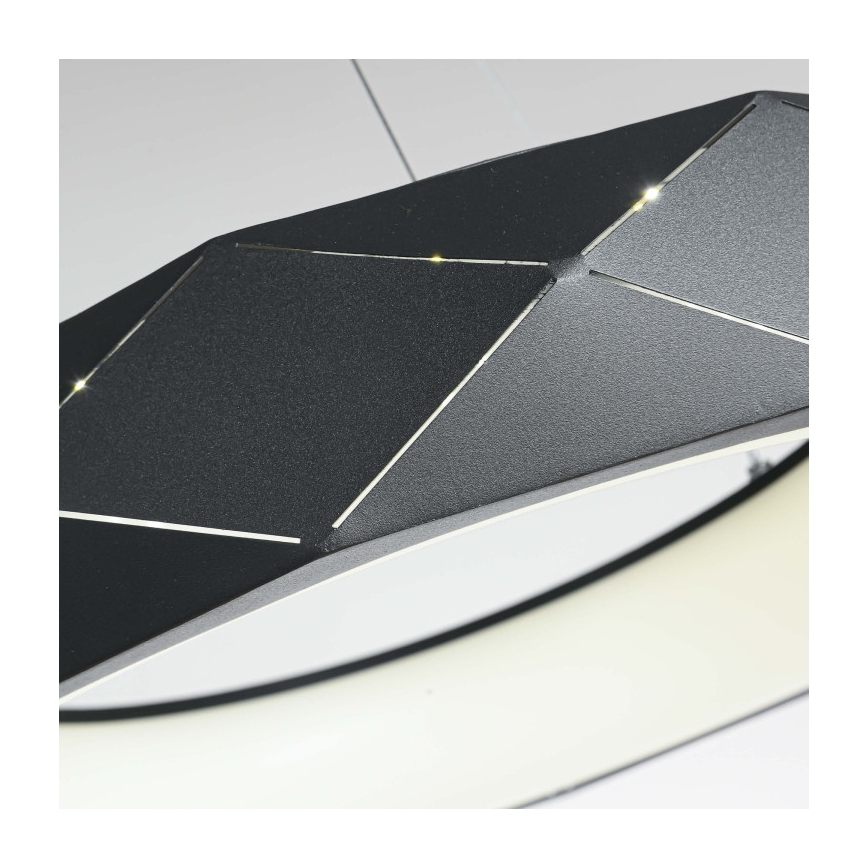 LED-люстра на тросі REUS LED/36W/230V 4000K діам. 61 см чорна