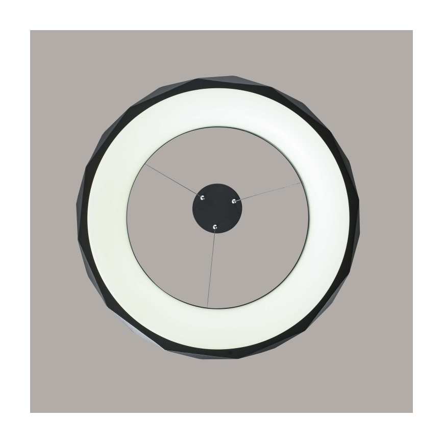 LED-люстра на тросі REUS LED/36W/230V 4000K діам. 61 см чорна