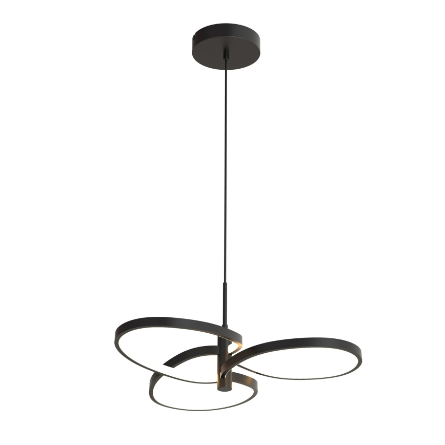 LED-люстра на тросі RIBBON LED/25W/230V 4000K чорна