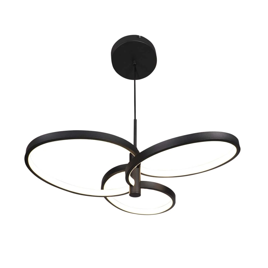 LED-люстра на тросі RIBBON LED/25W/230V 4000K чорна