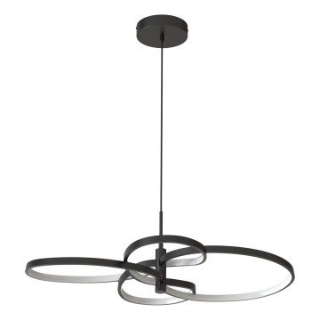 LED-люстра на тросі RIBBON LED/37W/230V 4000K чорна