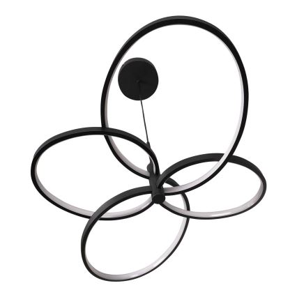 LED-люстра на тросі RIBBON LED/37W/230V 4000K чорна