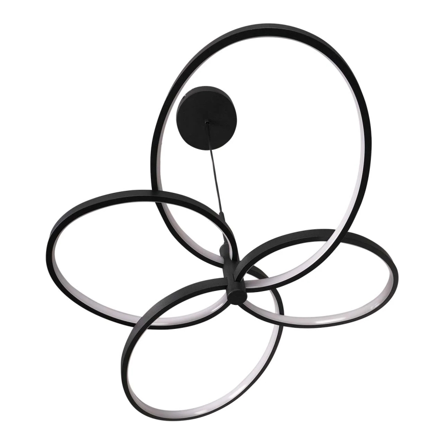 LED-люстра на тросі RIBBON LED/37W/230V 4000K чорна