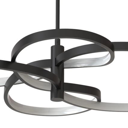 LED-люстра на тросі RIBBON LED/37W/230V 4000K чорна