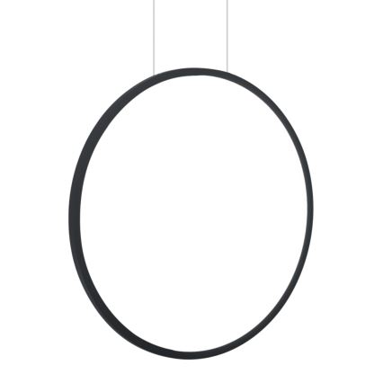 LED-люстра на тросі SATURNO, 28 Вт / 230 В, діаметр 50 см, IP44, чорна