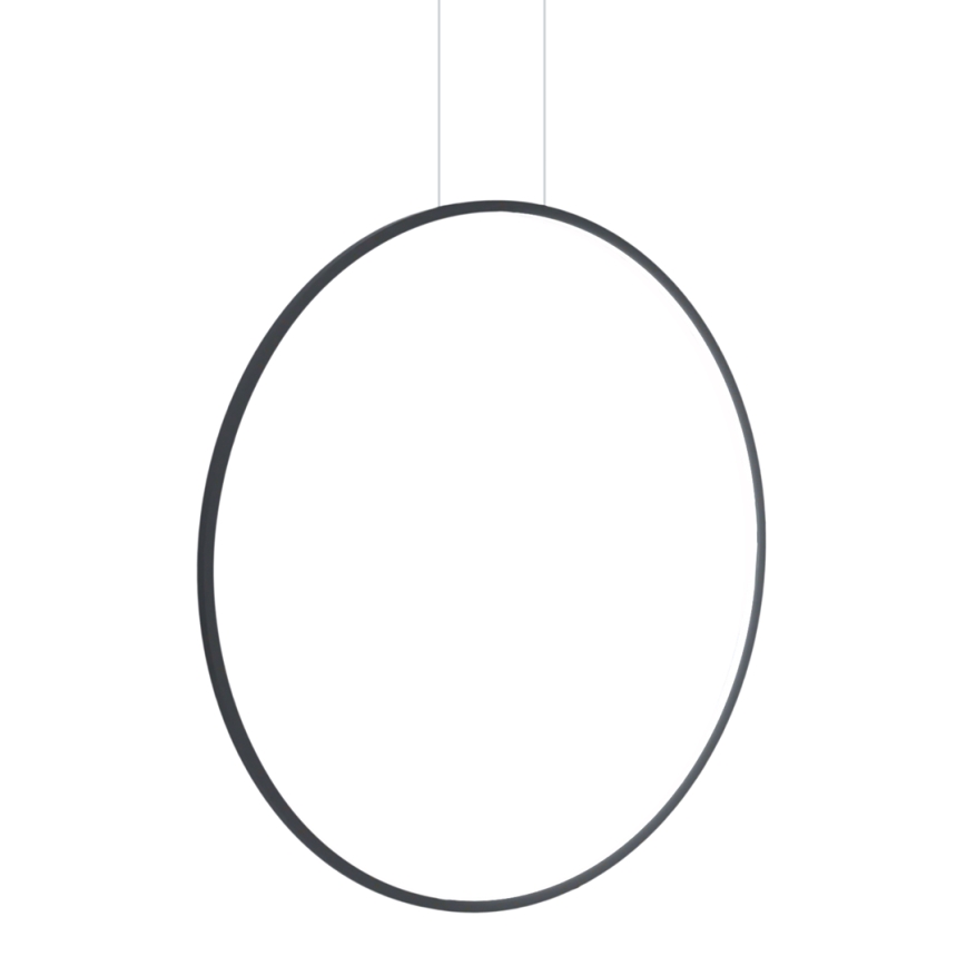LED-люстра на тросі SATURNO LED/46W/230V діаметр 80 см IP44 чорна