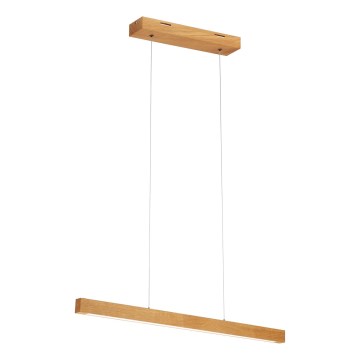 LED люстра на тросі VERDE LED/18W/230V 3000K 76 см дуб