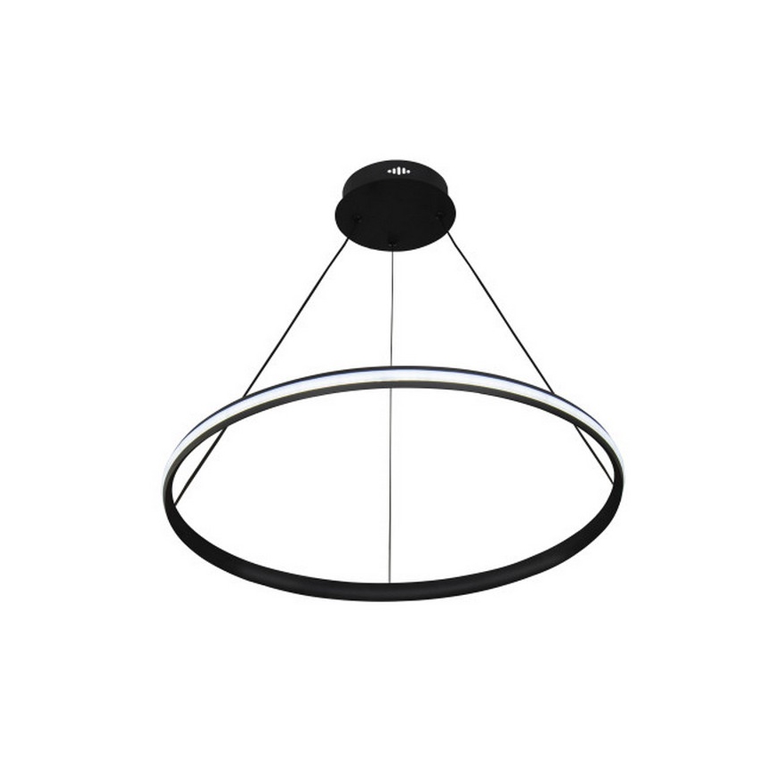 LED затемнювана люстра на тросі LED/55W/230V 3000-6500K діам. 60 см + пульт дистанційного керування